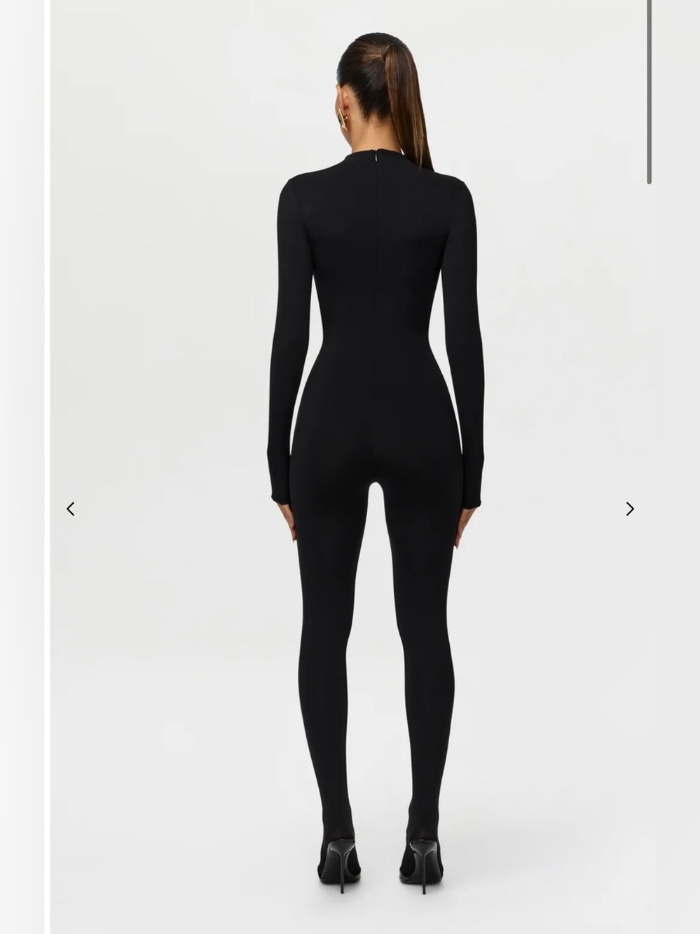 Naked Wardrobe Naked Closed Toe Jumpsuit Black - Picture 3 of 9